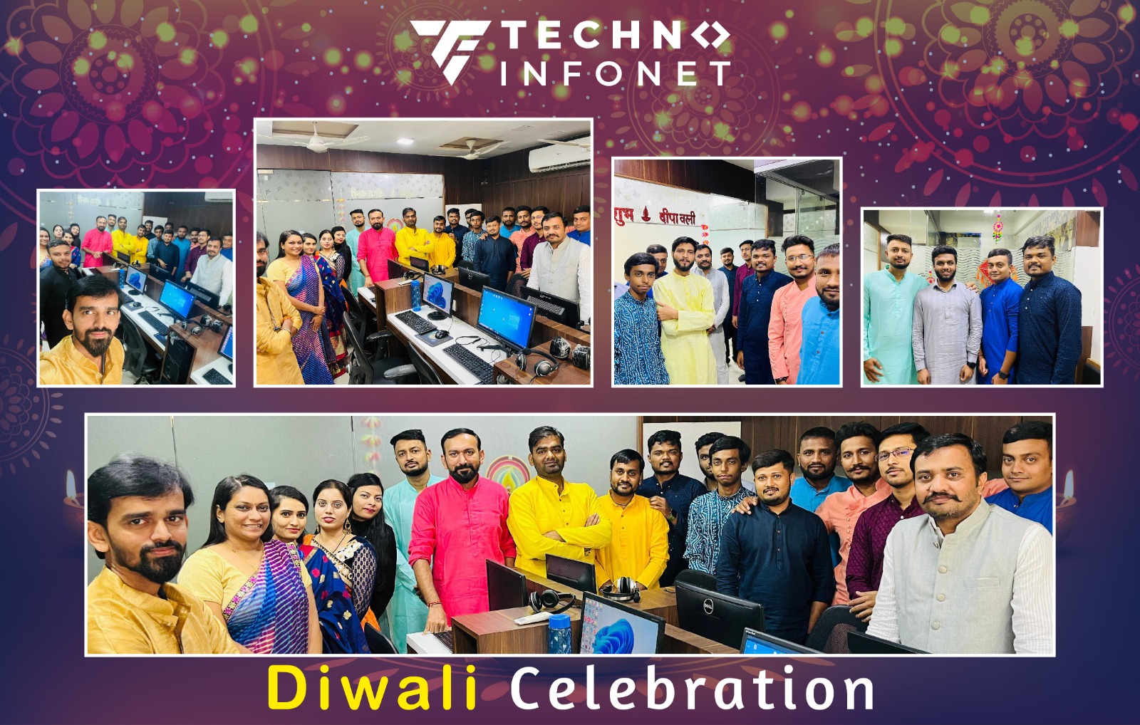 Vibrant Diwali Festival Celebration at Techno Infonet